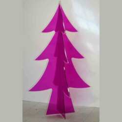 Arbre de Noel de sol en plexiglas