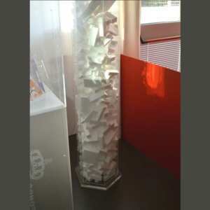 Colonnes plexiglas 2 m pour mariage