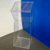 Pupitre en plexiglas transparent