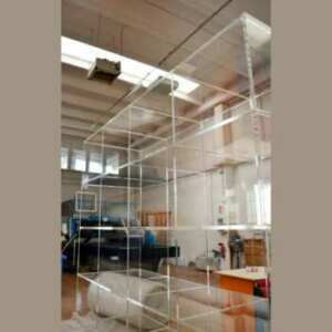 Bibliothèque en plexiglas 7 étagères
