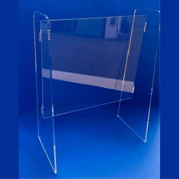 Protection en plexiglas autoportant