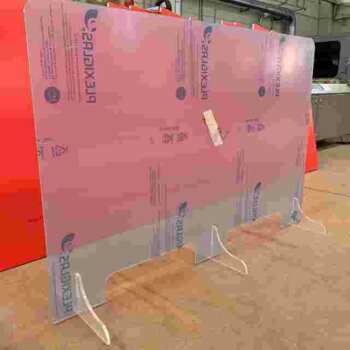 Protection en plexiglas double