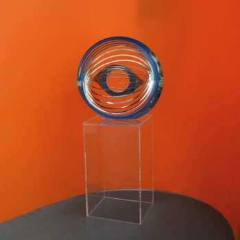 Piédestal plexiglas porte objets design
