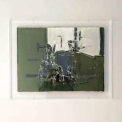 Quadre plexiglass et tableau d'artiste