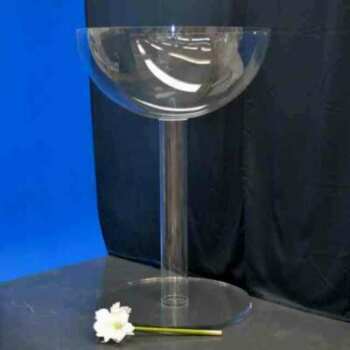 Verre à pied géant plexiglas pour événement et fêtes