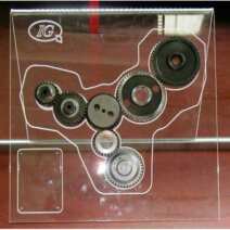 Présentoir plexiglas gravé lumineux a led