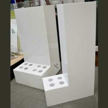 Présentoir distributeur plexiglas opale