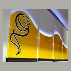 Séparés lumineux plexiglas pour bar