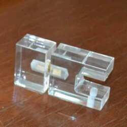 Pièce articulée en plexiglas pour portes