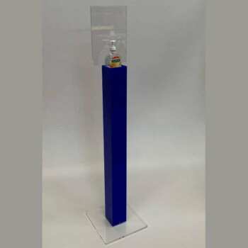 Porte désinfectant avec A4 plexiglass