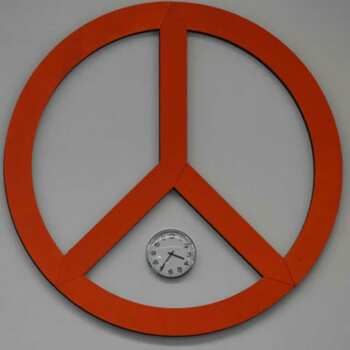 Logo de la Paix en polystyrène cm 250