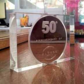 Plaque anniversaire société 50 ans