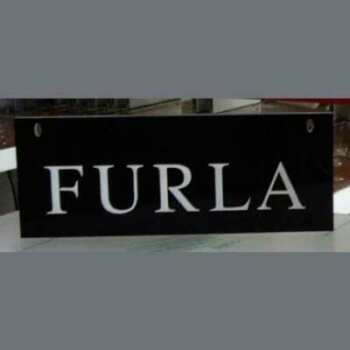 Plaque plexiglas noir et blanc