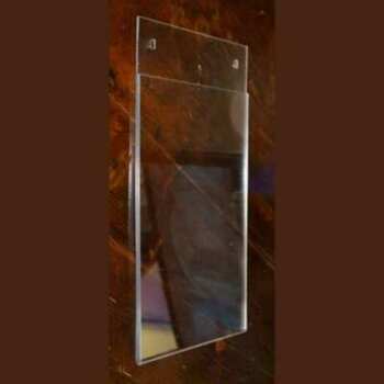 Porte-dépliant plexiglass de mur