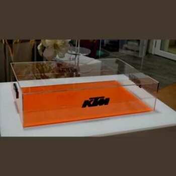 Présentoir boîte plexiglas KTM
